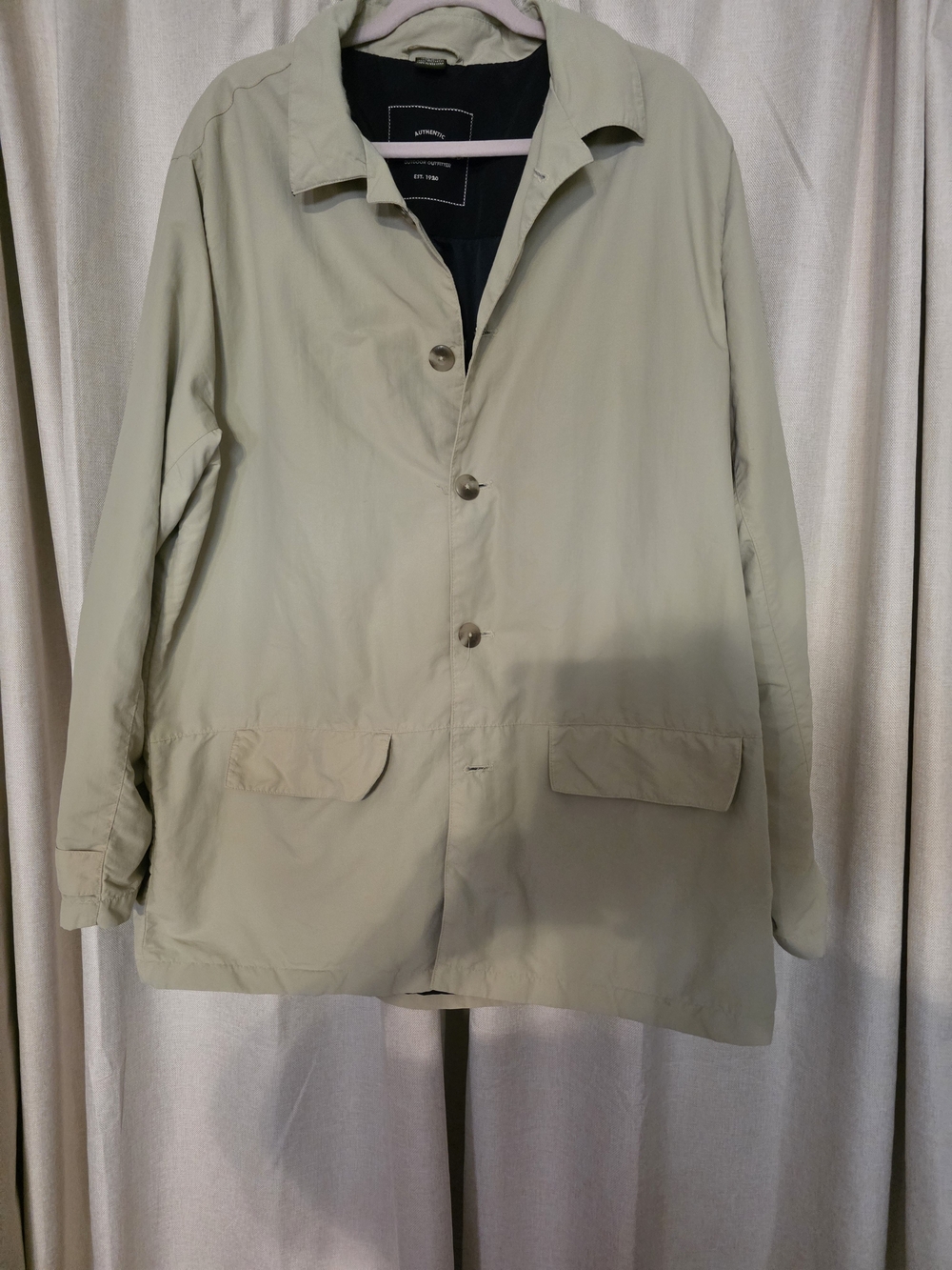 Eddie Bauer Light Beige Lightweight Jacket